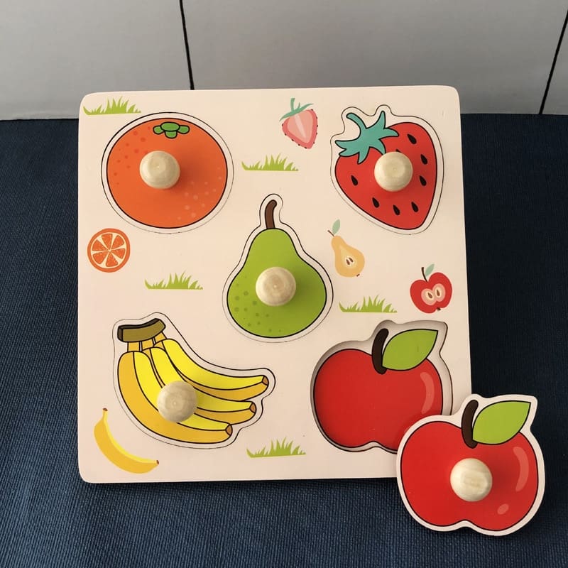 Montessori Fruit Puzzle Toy for Kids