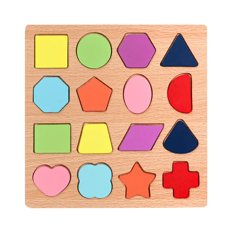 Wooden Alphabet Number Puzzles - Educational Kids Game