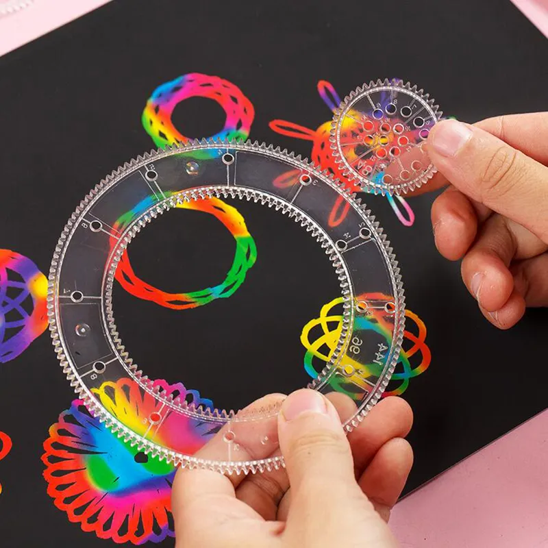 Spirograph Design Arts Craft Kit for Kids Arts & Crafts, DIY toys 