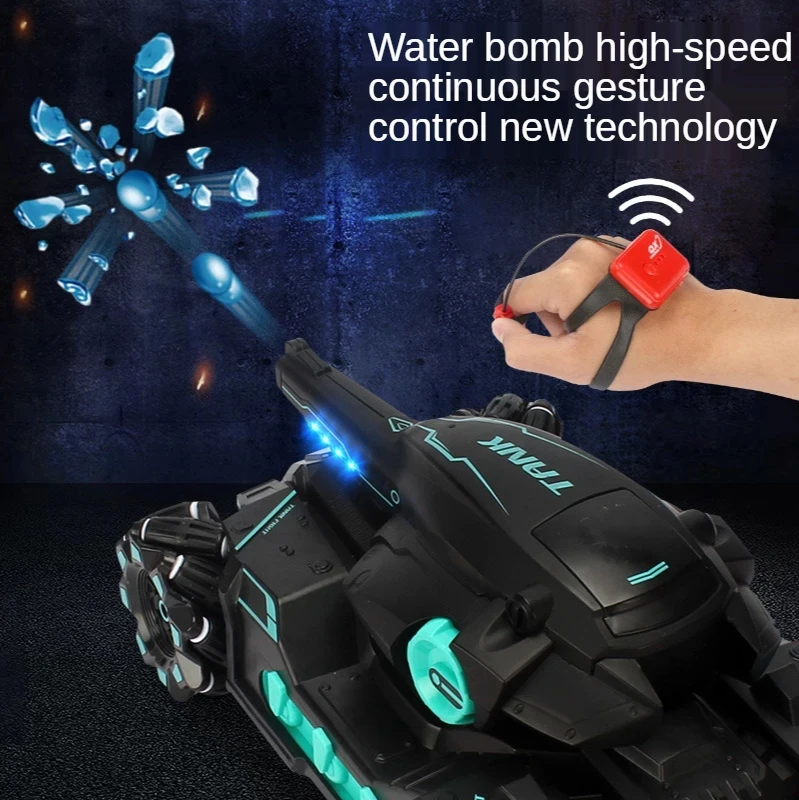 4WD Remote Control Water Bomb Tank Toys