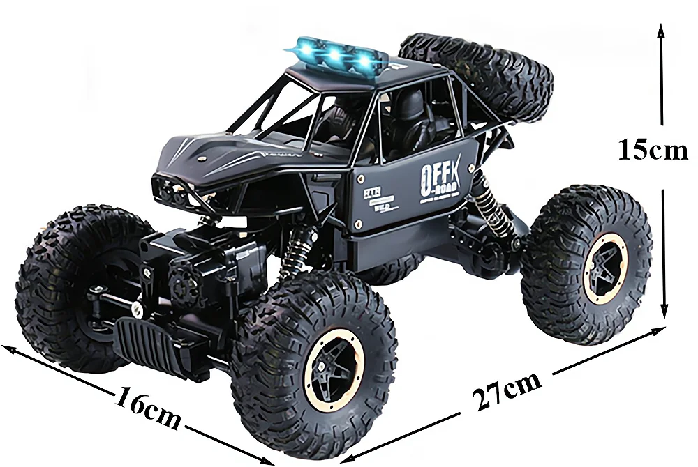 4WD Electric RC Car Remote Radio Control Vehicle 4x4 Drive Off Road Toys For Girl Boy Kids Children Christmas Birthday Gift