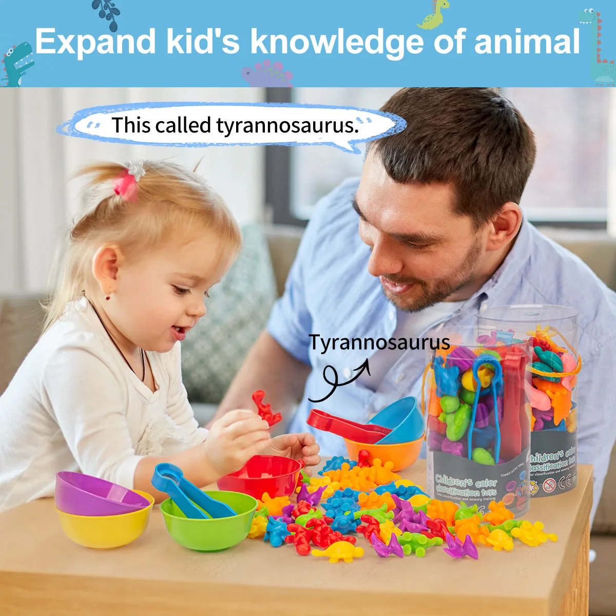 Counting Animal and colors Sorting Toys for Toddlers