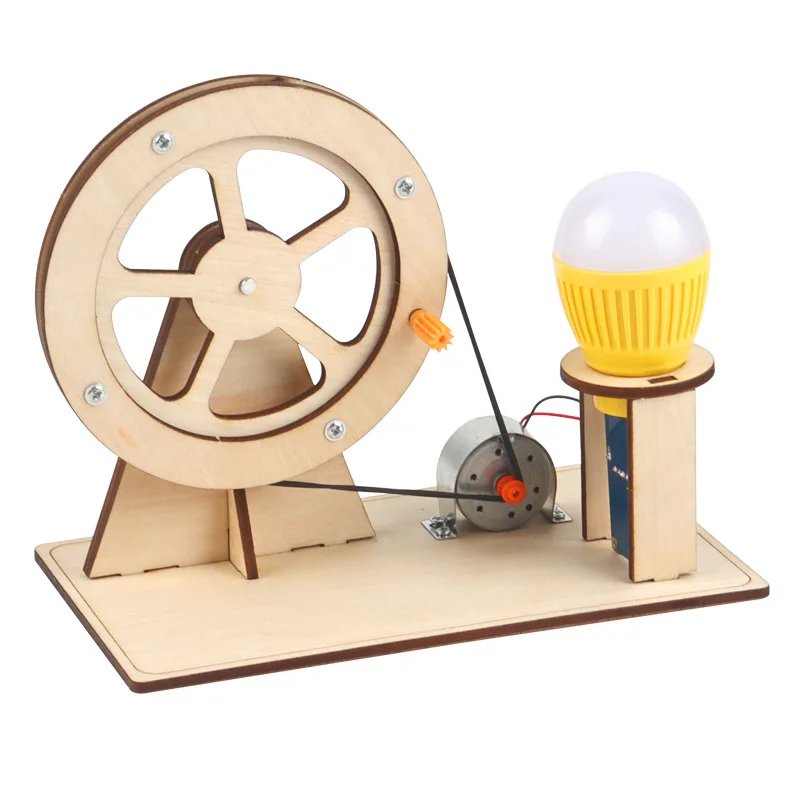 Children's STEM Toys - Wooden Electric Generator Kids Science Toy