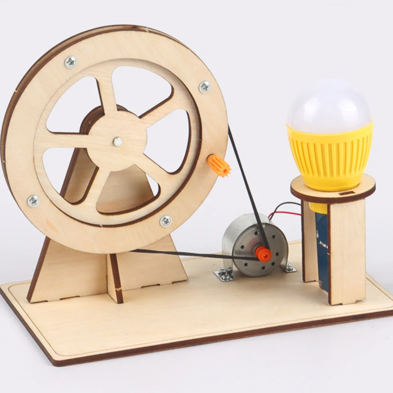 Children's STEM Toys - Wooden Electric Generator Kids Science Toy