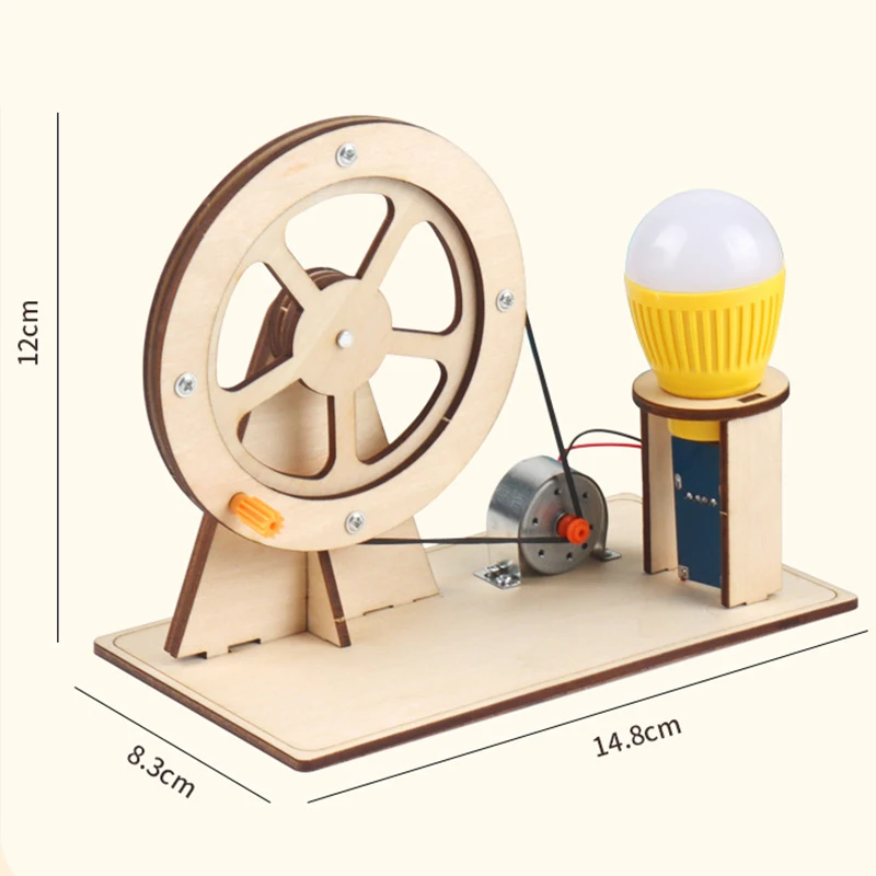 Children's STEM Toys - Wooden Electric Generator Kids Science Toy