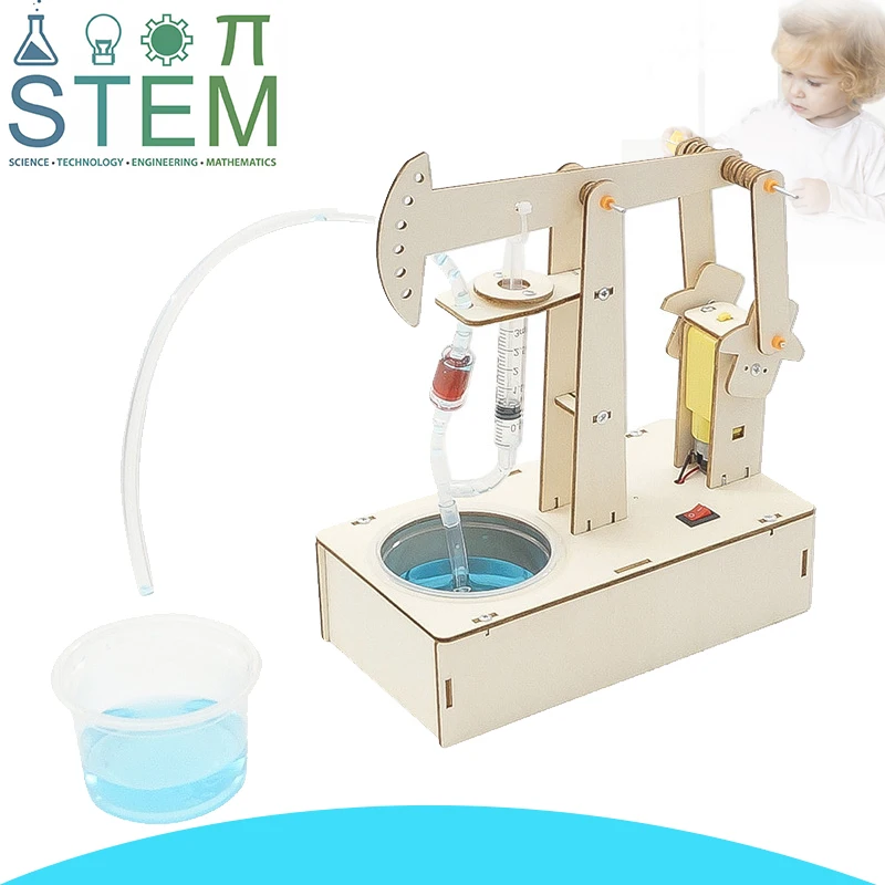 Children’s STEM Toys DIY Pumping Unit Model Kit - Water Pump Experiment