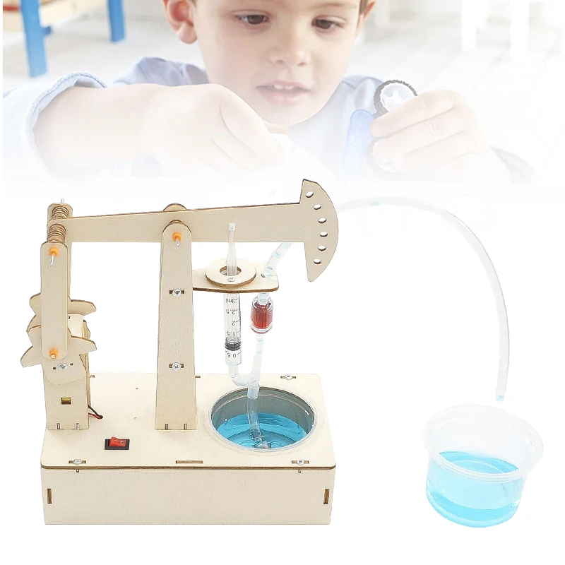 Children’s STEM Toys DIY Pumping Unit Model Kit - Water Pump Experiment