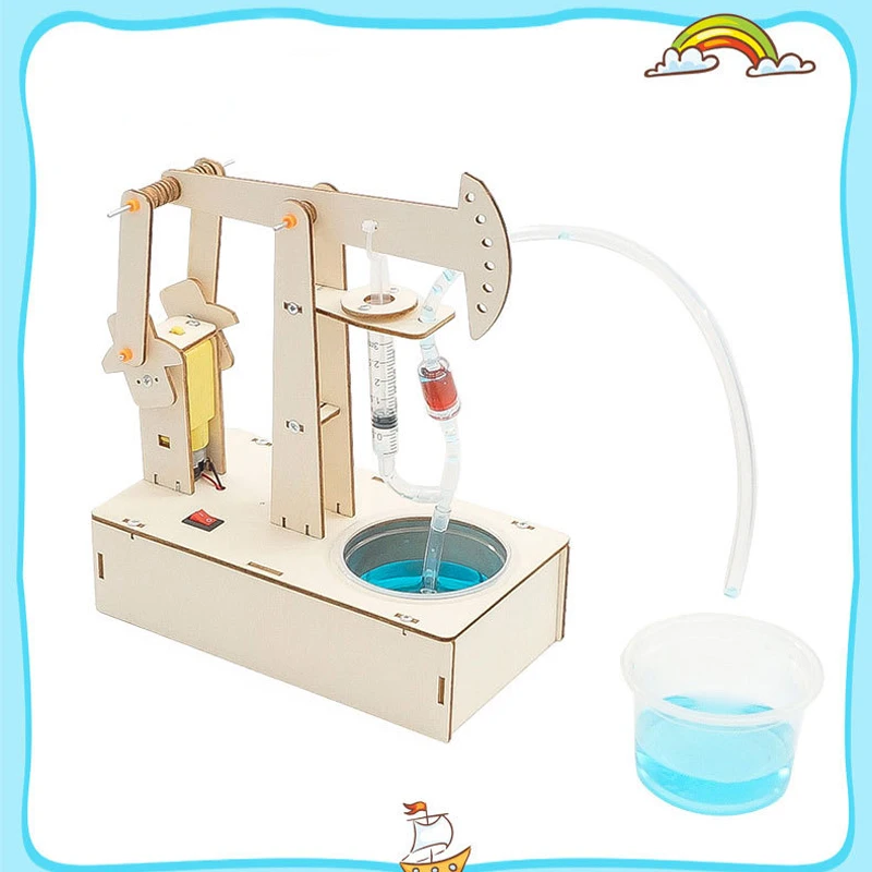 Children’s STEM Toys DIY Pumping Unit Model Kit - Water Pump Experiment