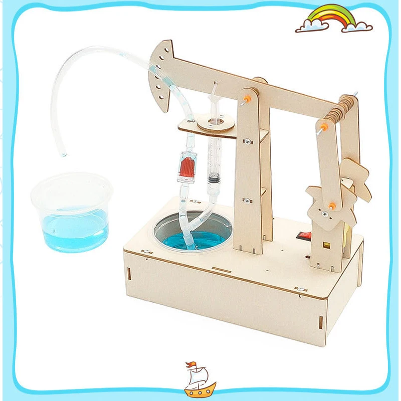 Children’s STEM Toys DIY Pumping Unit Model Kit - Water Pump Experiment