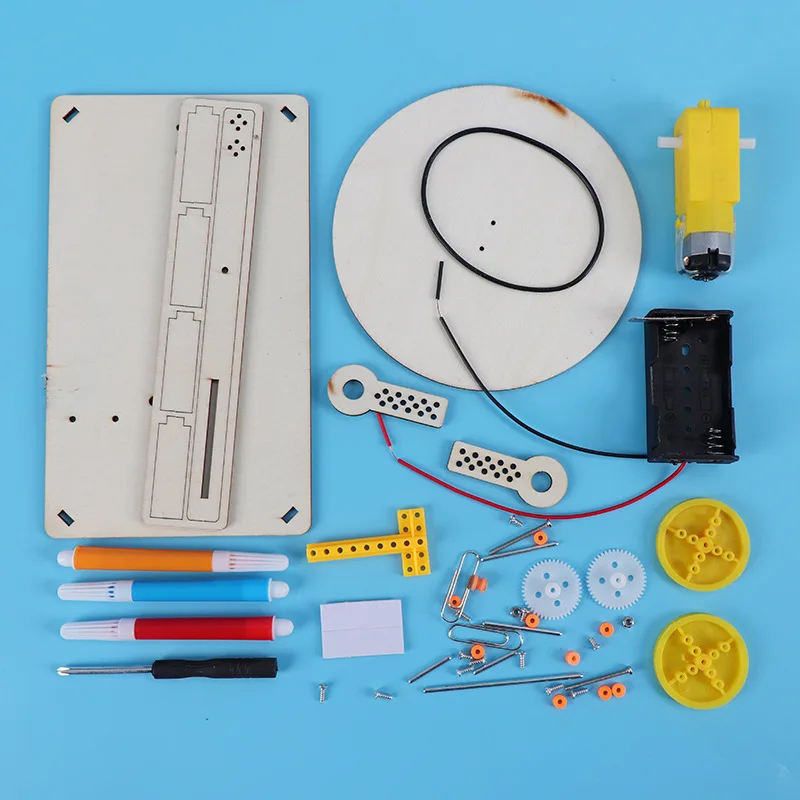 Children’s STEM Toys | DIY Wooden Electric Drawing Robot Kit