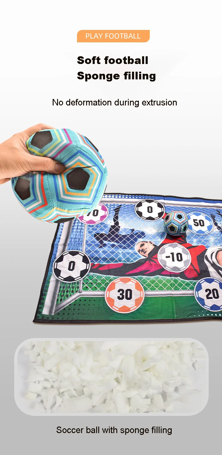 150CM Indoor-Outdoor Soccer Mat Set – Multiplayer Kids' Training Toy